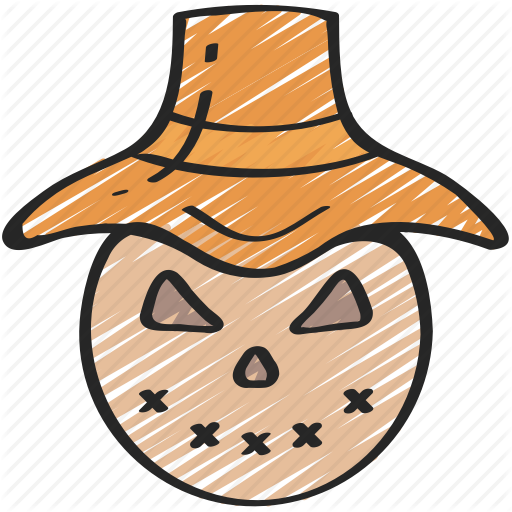 Evil, Farm, Halloween, Hay, Scarecrow Icon