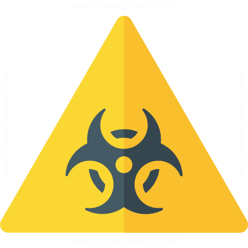 Iconexperience G Collection Sign Warning Biohazard Icon