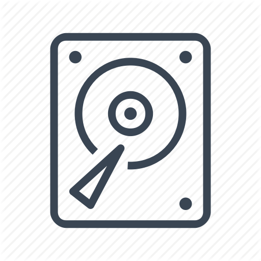 Disk, Drive, Hard, Hdd Icon