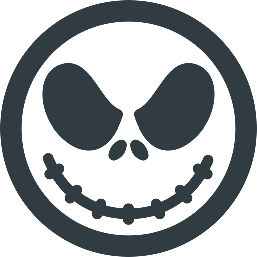 Holyday, Halloween, Jack, Skellington, Mask, Head Icon Free