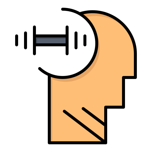 Training, Brian, Daubbell, Head Icon Free Of Modern Education