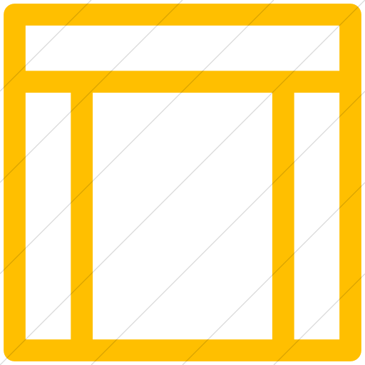 Simple Yellow Layouts Outline Header Left Right