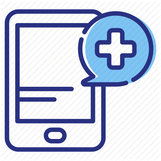 Medical Help, Mobile Health, Online Medical Services Icon
