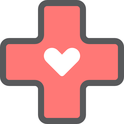 Medical Flat Salmon Icon