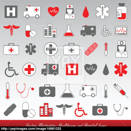 Healthcare And Medical Icons Vector