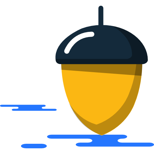 Acorn, Vegetarian, Healthy Food Icon