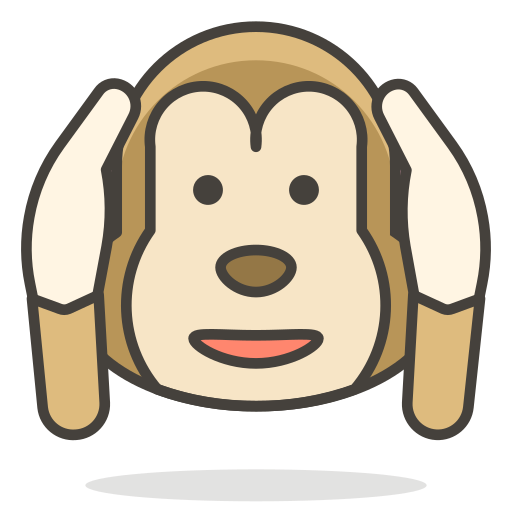 Hear, No, Evil, Monkey Icon Free Of Free Vector Emoji