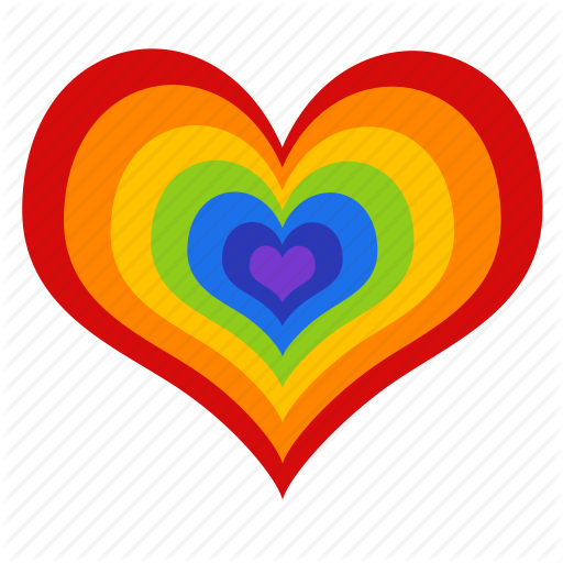 Heart Icons Colorful