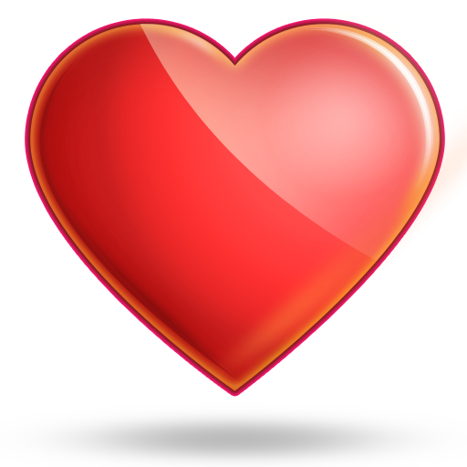 Glassy Heart Icon