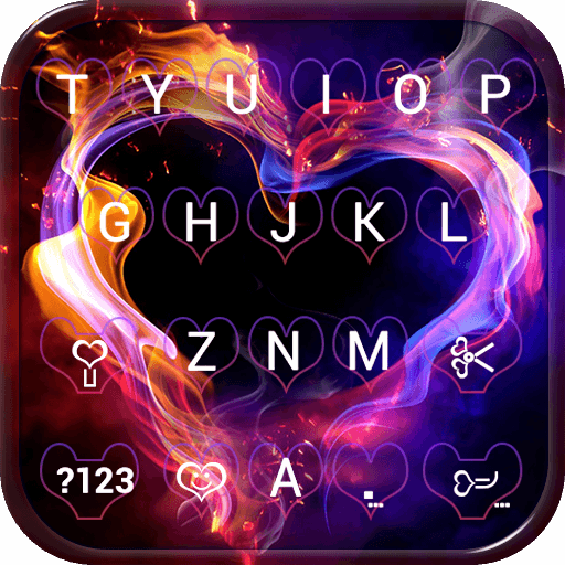 Smoke Heart Emoji Keyboard Wallpaper Apk Download From Moboplay