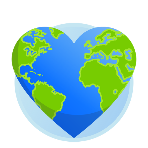Earth Heart Icon