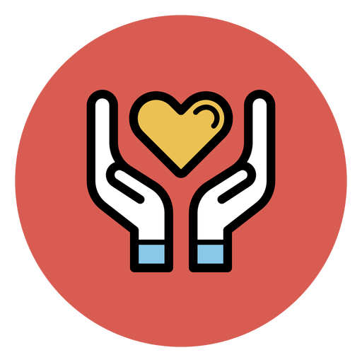 Hands Holding Heart Icon