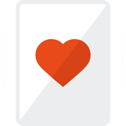 Iconexperience G Collection Playing Card Hearts Icon
