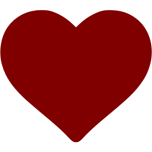 Maroon Hearts Icon