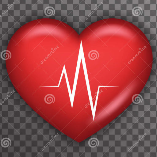 Cropped Heart Beat Rate Pulse Realistic D Healthcare Medical Care