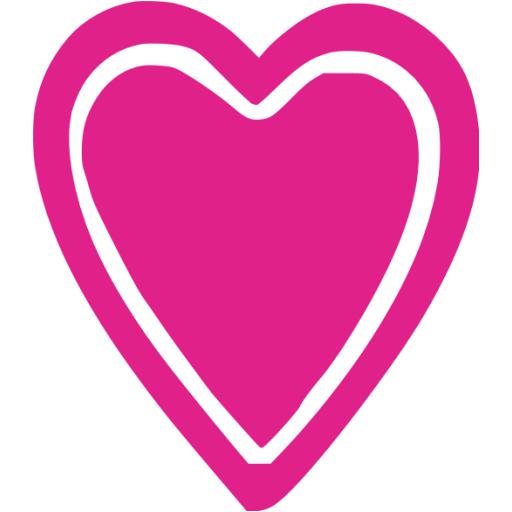 Barbie Pink Heart Icon