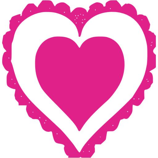 Barbie Pink Heart Icon