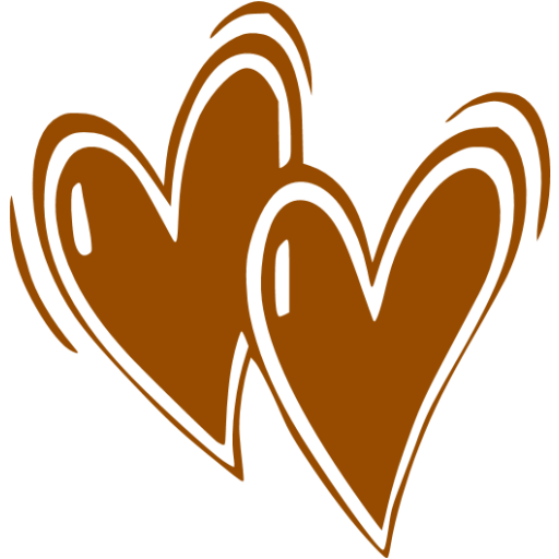Brown Heart Icon