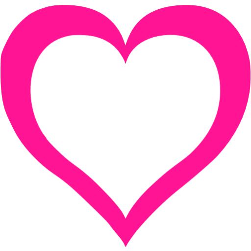 Deep Pink Heart Icon