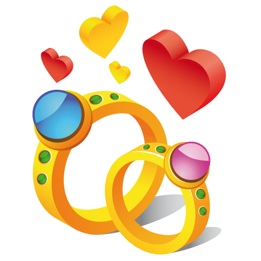 Ring Hearts Icon Iconshow