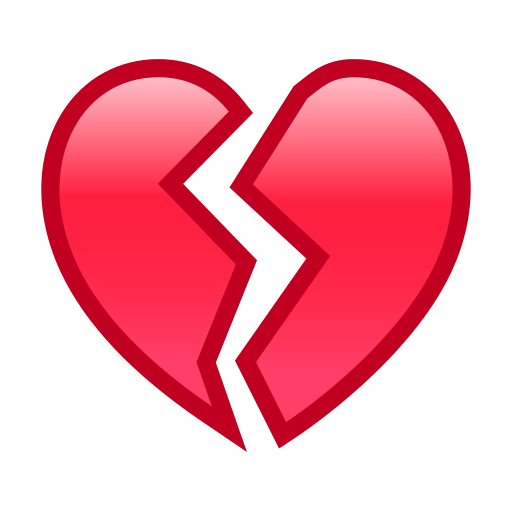 Broken Heart Emoji For Facebook, Email Sms Id