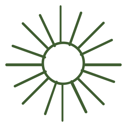 Flat Sun Icon