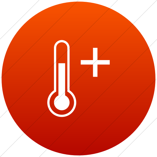 Flat Circle White On Red Gradient Ocha Humanitarians