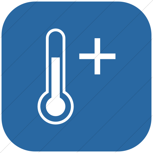 Flat Rounded Square White On Blue Ocha Humanitarians