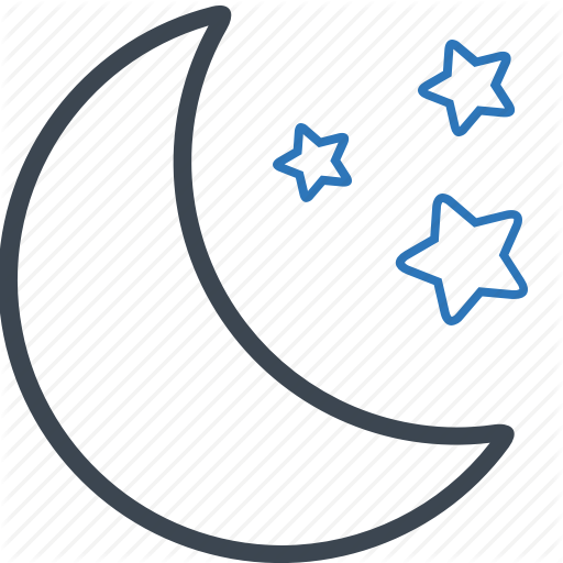 Galaxy, Heaven, Moon, Moonlight Icon