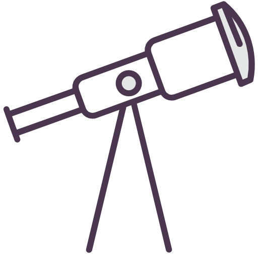Telescope, Galaxy, Heaven, Observatory Icon Free Of Line Mix