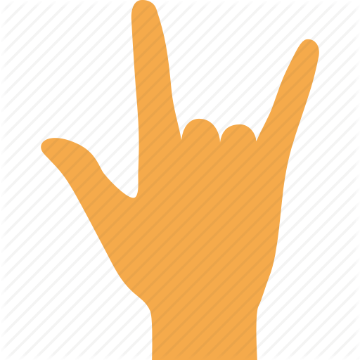Asian, Hand, Heavy, Horns, Metal, Rock, Sign Icon