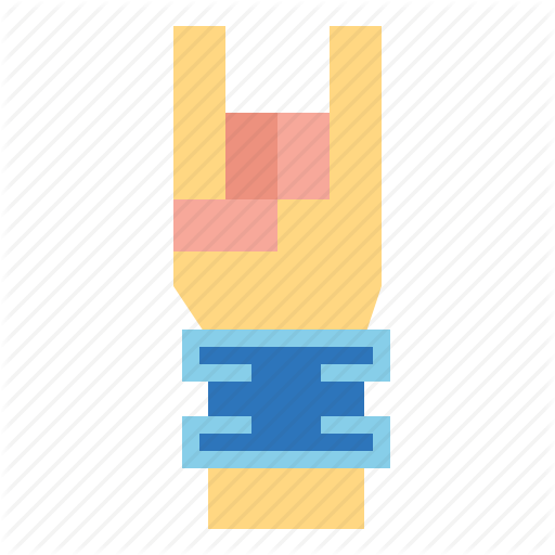 Gesture, Hand, Heavy, Metal Icon