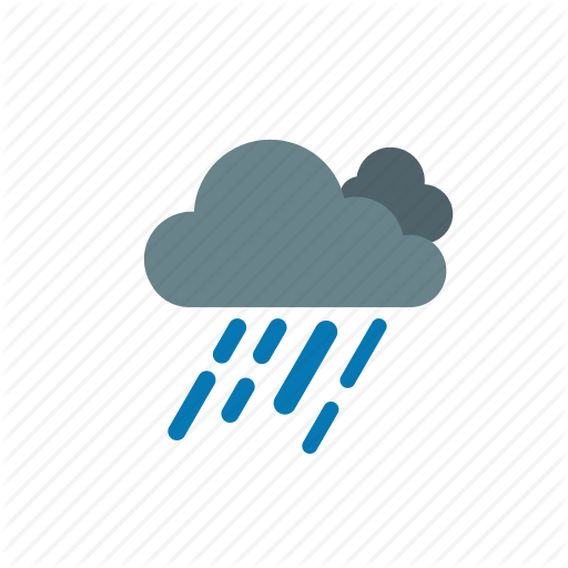 Drizzle, Forecast, Heavy, Rain, Weather Icon