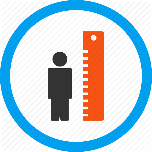 Growing, Growth, High, Measure, Measurement, Person Height, Size Icon