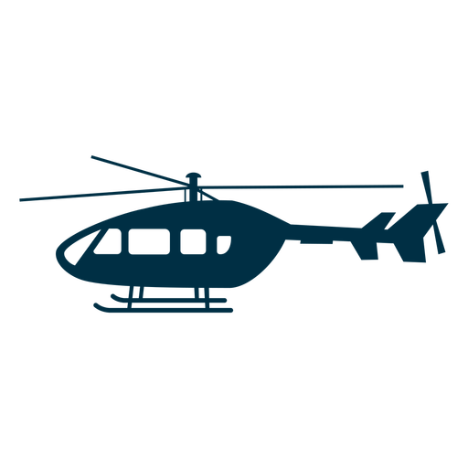 Helicopter Aircraft Silhouette