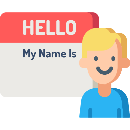 Hello My Name Is Icon at GetDrawings | Free download