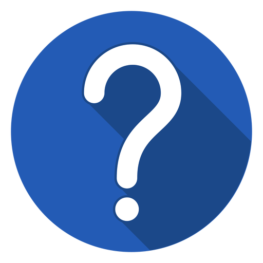 Blue Circle Question Mark Icon