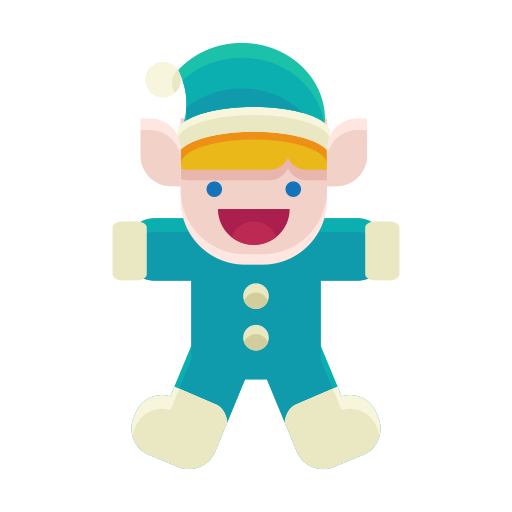 Christmas, Winter, Toy, Helper, Child, Santa, Elf Icon