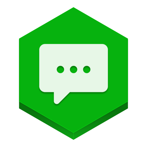 Messages Icon Hex Iconset