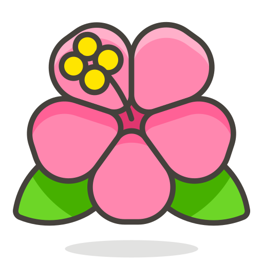 Hibiscus Icon Free Of Free Vector Emoji