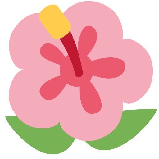Hibiscus Emoji