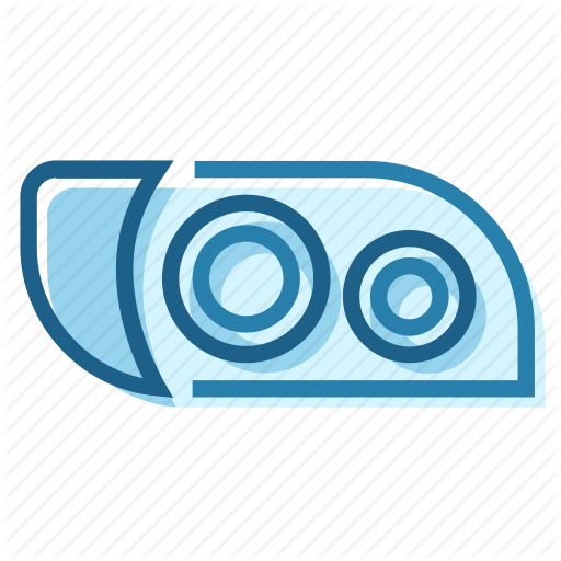 Autopart, Beam, Headlight, High, Roadlight, Xenon Icon