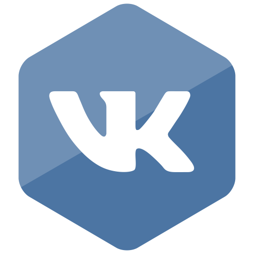 Media, Social Media, Social, Colored, Hexagon, Vk, High Quality Icon