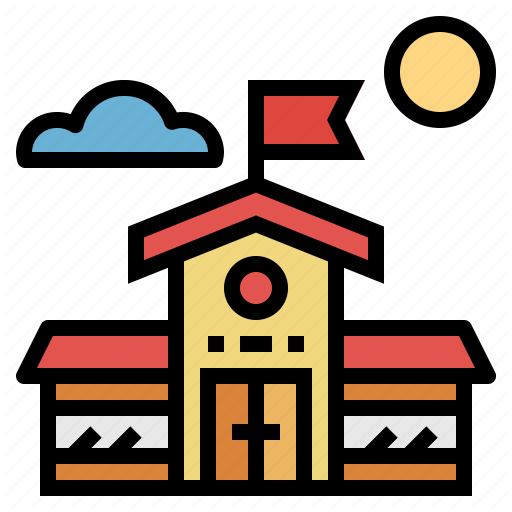 College, Education, High, School Icon