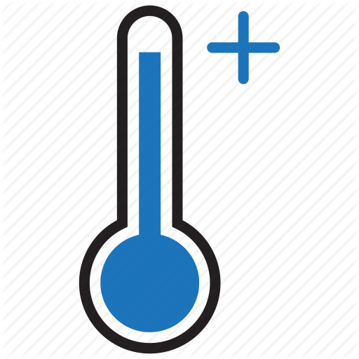 High Temperature, Hot, Temperature, Thermometer Icon