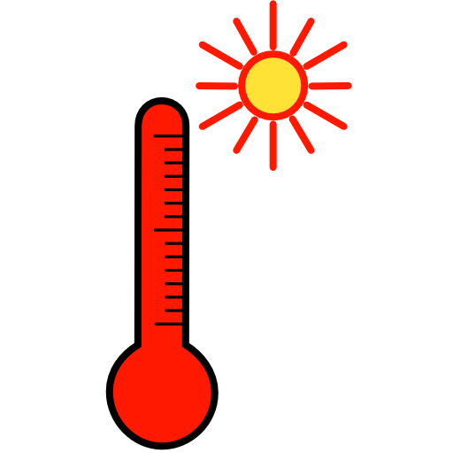Thermometer, Heat, Temperature, Summer Icon Free Of Summer Time
