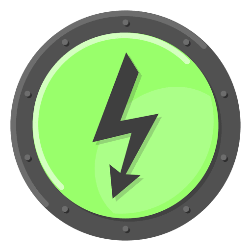 High Voltage Warning Green