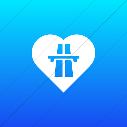 Flat Square White On Ios Blue Gradient Iconathon Adopt