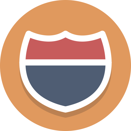 Sign, Route, Highway, Interstate Icon