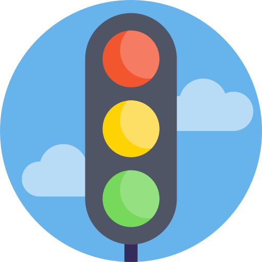 Signal, Highway, Traffic, Lights, Signals, Lamps Icon